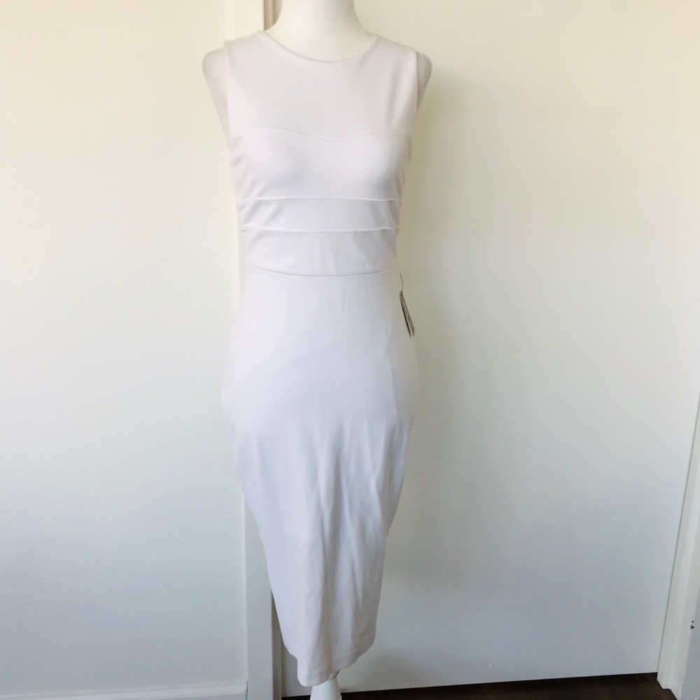 EXPRESS White Midi Dress